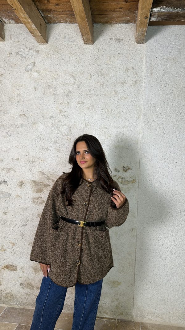 Veste Moumouté - Taupe