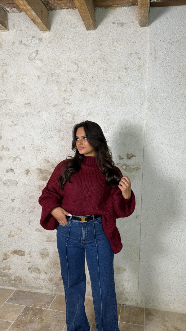 Pull Maxi - Bordeau