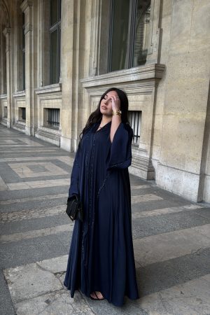 Abaya Nour - Bleu Marine