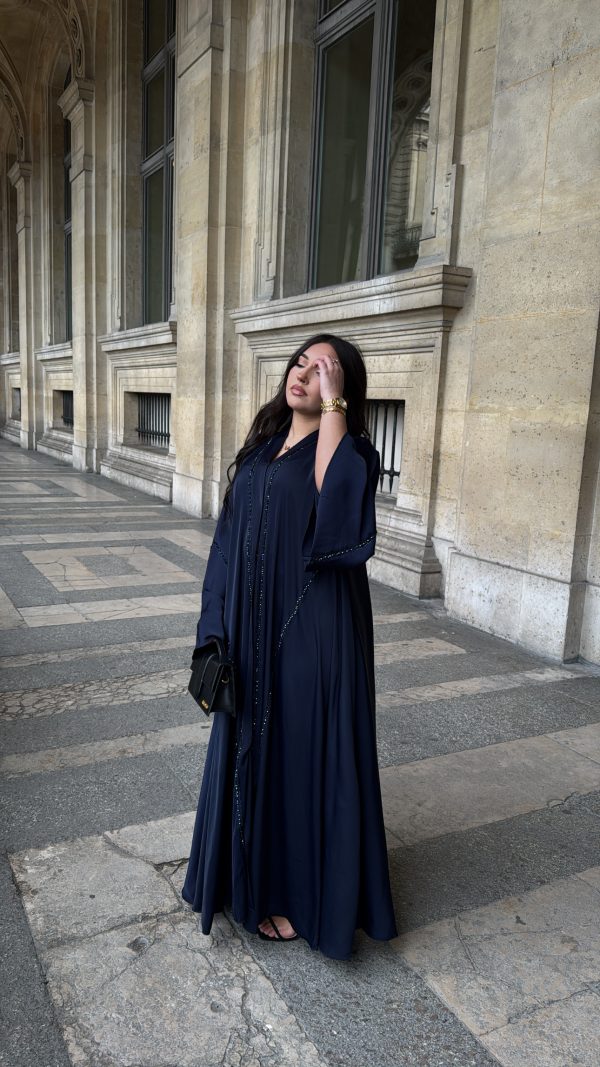 Abaya Nour - Bleu Marine