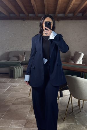 Ensemble Blazer À Rayures