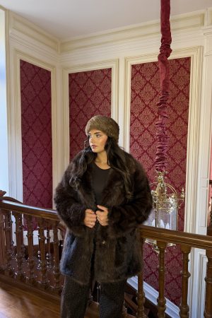 Fourrure Longue - Marron