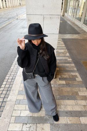 Pantalon Large Chiné