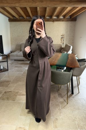 Manteau Long Cintré