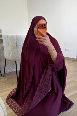 Jilbab À Dentelle